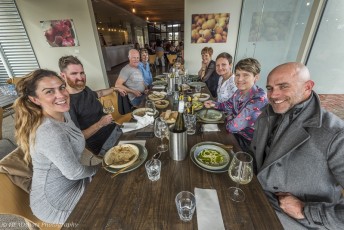 The family and Nick at Maggie Beers shop, Barossa Valley
