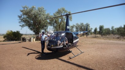 Our chopper for the Bungle Bungle flight