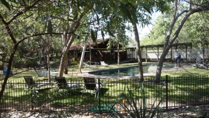 El Questro Emma Gorge Resort - rather chilly pool!
