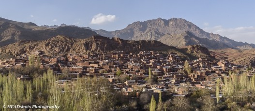Abyaneh village from the roof of the Viuna Hotel