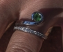 Alisa wearing her engagement ring-2