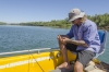 Jim attching the lure - Ord River