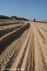 Tyre tracks, Cable Beach
