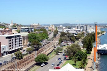 Looking West from the Queen's Wharf Tower