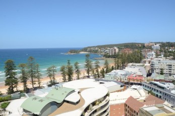 View from our holiday unit in Manly looking South