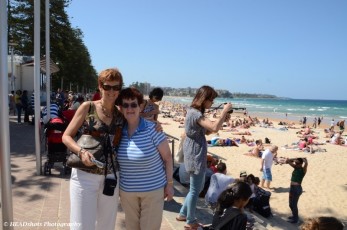 Trish & Melda at Manly Beach