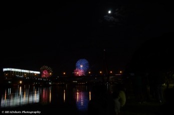 Fireworks at last - from Sydney and the Bridge at midnight