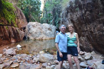 After our swim in the pool at El Questro Gorge