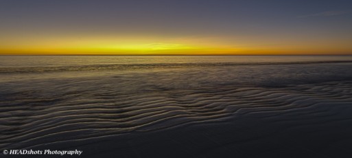 Rippling sea at Cable Beach, Broome