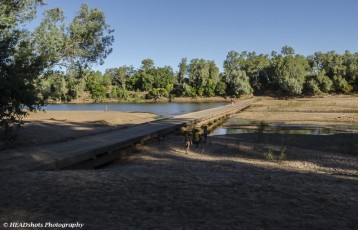 The old Fitzroy River crossing, Fitzroy River