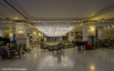 Laleh International Hotel and chandelier, Tehran