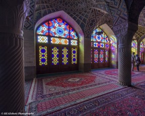 Nasir-ol-Molk, an old mosque with beautiful stained glass