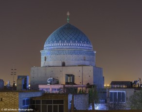 Dome at night, Yazd