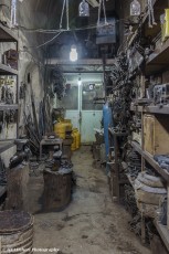 Iron workers shop in the Aliqapu BazarArtistic Complex, Naqsh-e Jahan Square, Esfahan