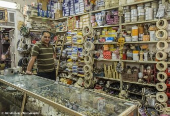 All the electrical stuff you could want, Grand Bazaar, Kashan