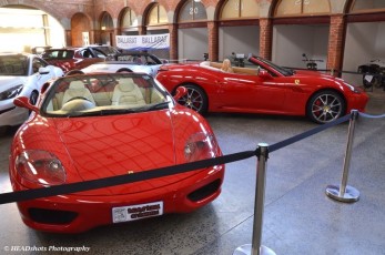 Ferrari's in the Mining Exchange car show, Ballarat