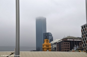 Low clouds over Melbourne