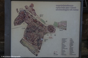 Archaeological map of the Roman Forum