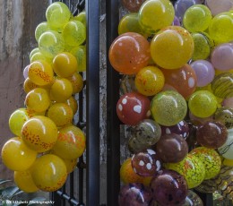 Colourful glass balls