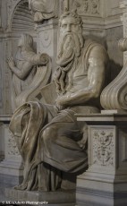 Moses by Michelangelo, St Peter in Chains church