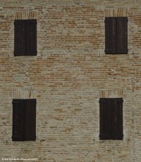 Shuttered windows, Torre di Palme, Le Marche