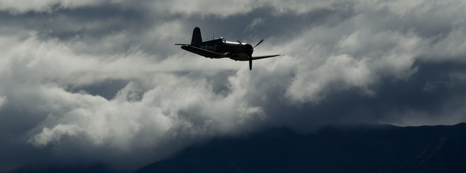 Corsair FG-1D over Wanaka, NZ